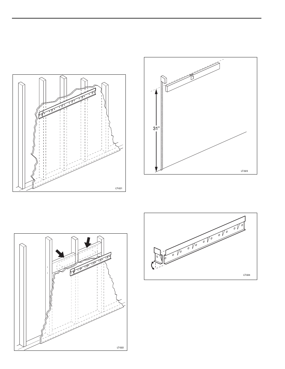 Attach wall mounting plate, Installation procedure | Swanstone MF-1W - Installation User Manual | Page 10 / 20