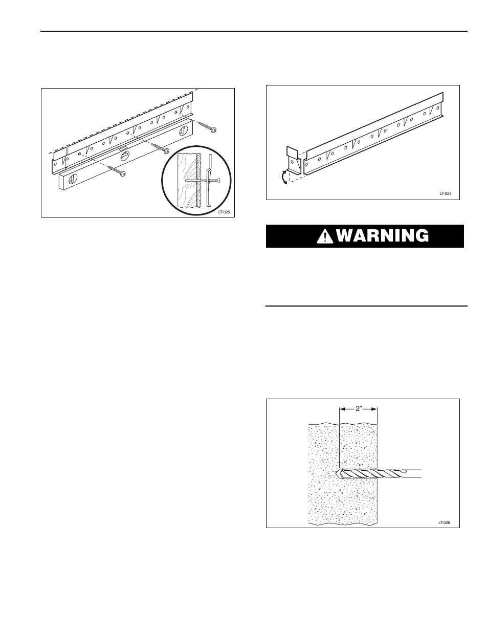 Warning, Installation procedure | Swanstone MF-1W - Installation User Manual | Page 11 / 20