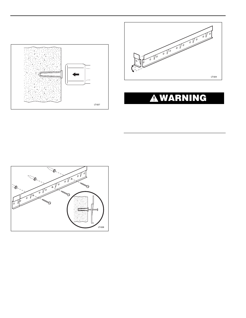 Warning, Installation procedure | Swanstone MF-1W - Installation User Manual | Page 12 / 20