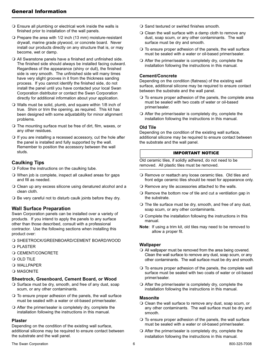 Swanstone STMK72-3662 - Installation User Manual | Page 6 / 20