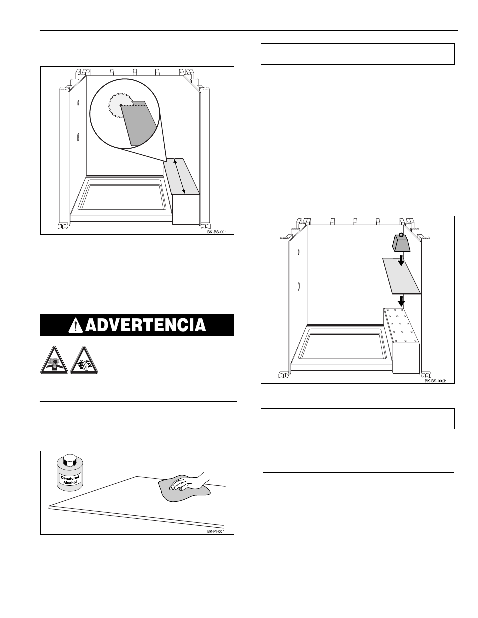 Advertencia, Procedimiento de instalación | Swanstone SB-1248 - Installation User Manual | Page 21 / 24