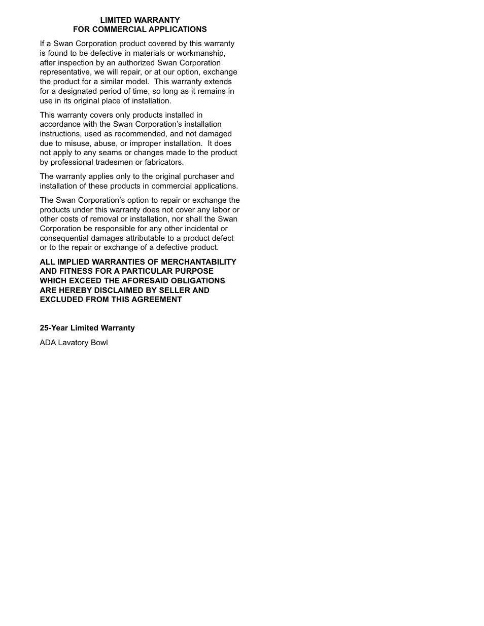 Swanstone ULAD-1913 - Installation User Manual | Page 15 / 16