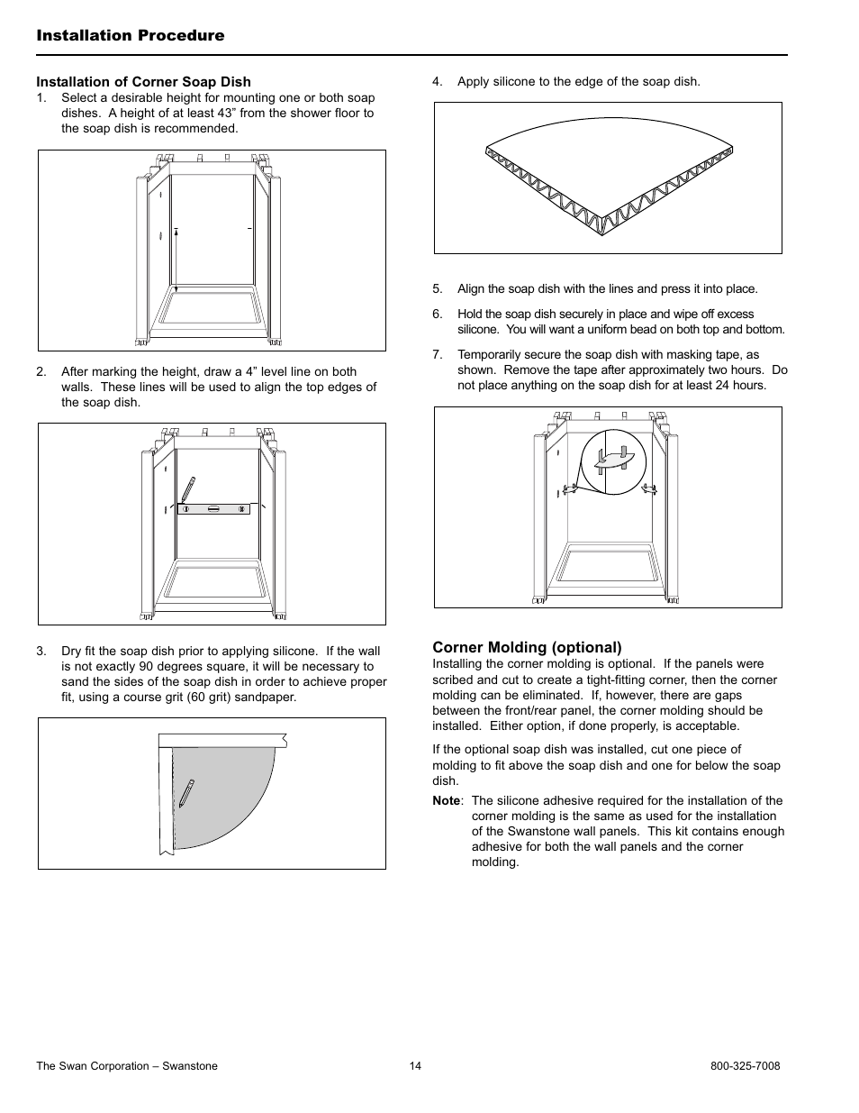 Swanstone STMK96-(xxxx) - Installation User Manual | Page 14 / 20