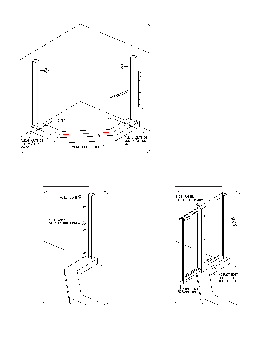 Swanstone SD-A38NEO with alcove walls - Installation User Manual | Page 3 / 4