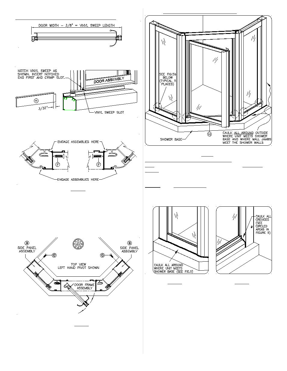 Swanstone SD-A38NEO with alcove walls - Installation User Manual | Page 4 / 4