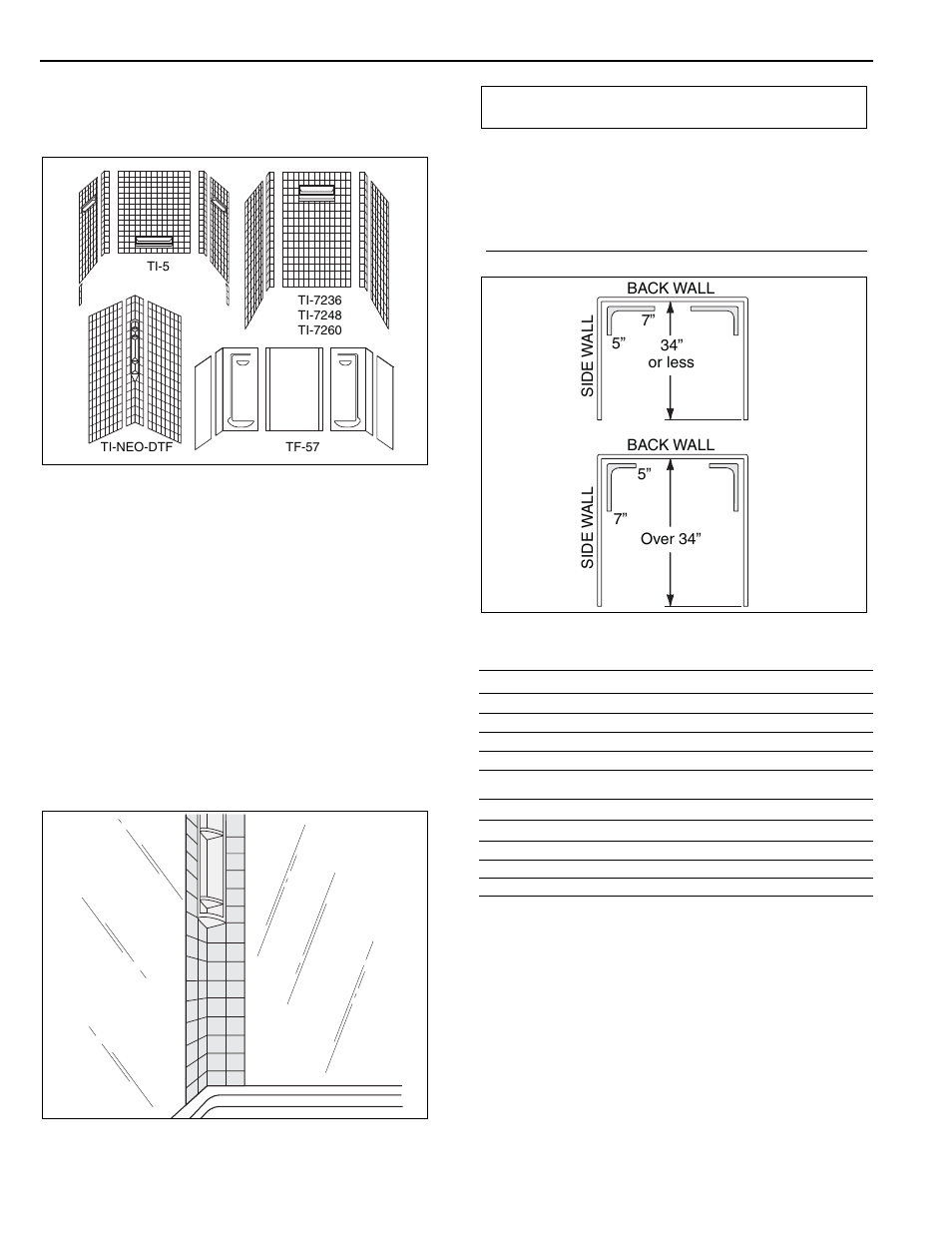 Installation procedure, Corner panels | Swanstone TI-NEO-DTF - Installation User Manual | Page 12 / 28