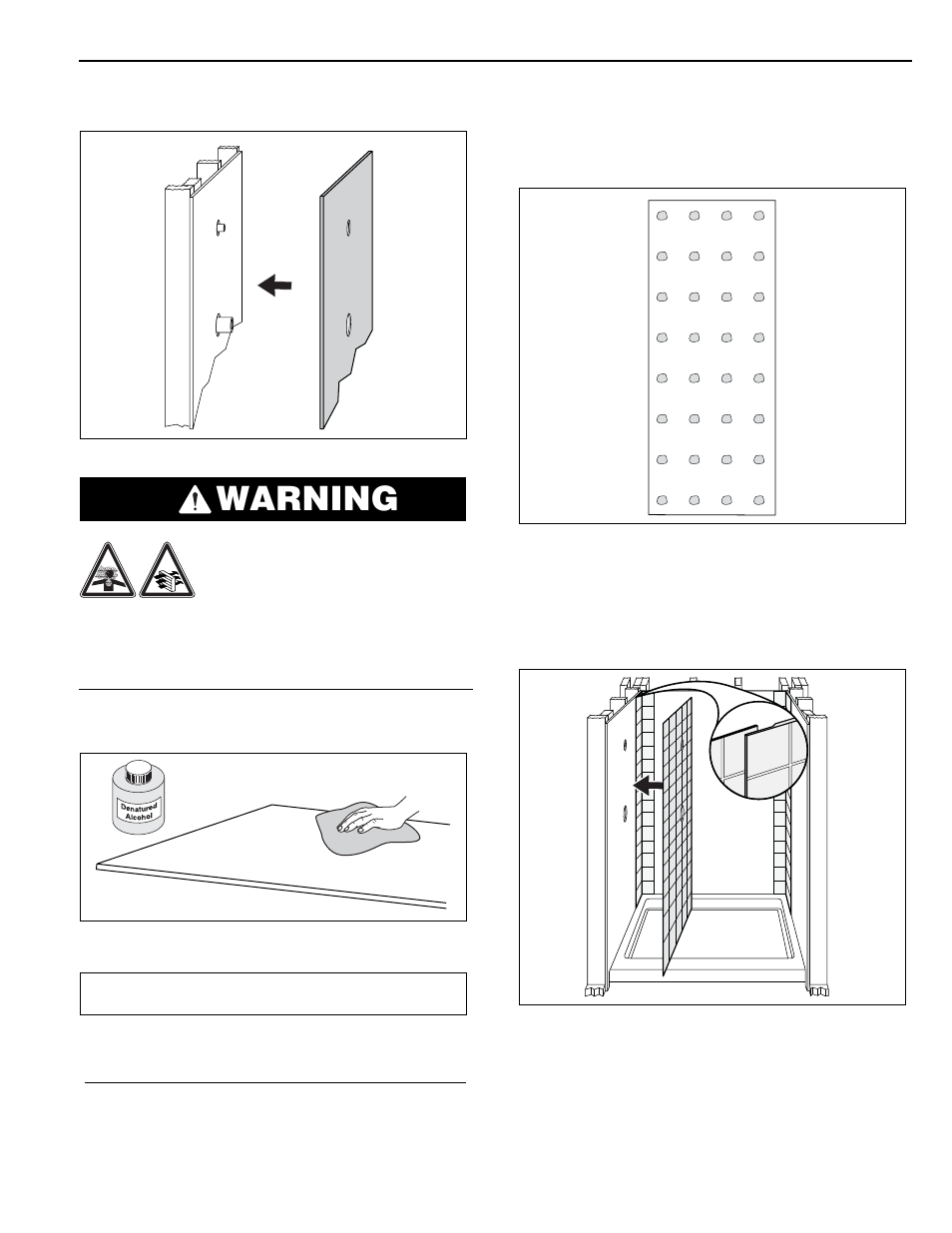 Warning, Installation procedure | Swanstone TI-NEO-DTF - Installation User Manual | Page 15 / 28