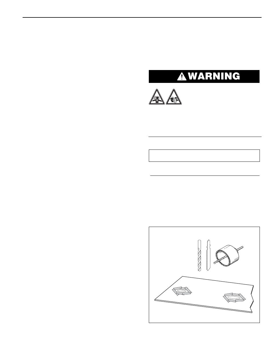 Warning, Installation procedure | Swanstone TI-NEO-DTF - Installation User Manual | Page 19 / 28