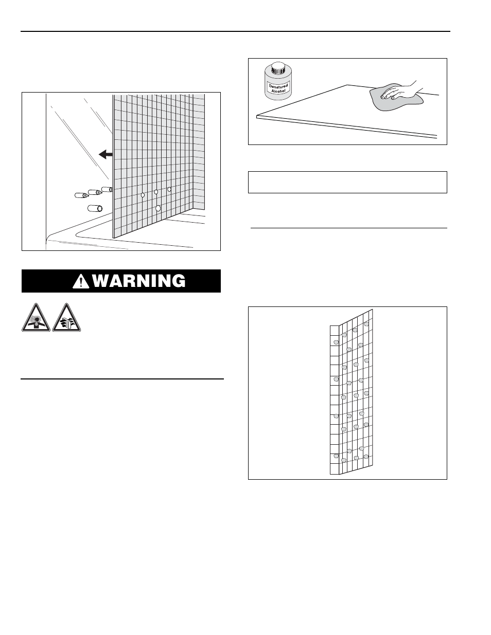 Warning, Installation procedure | Swanstone TI-NEO-DTF - Installation User Manual | Page 20 / 28