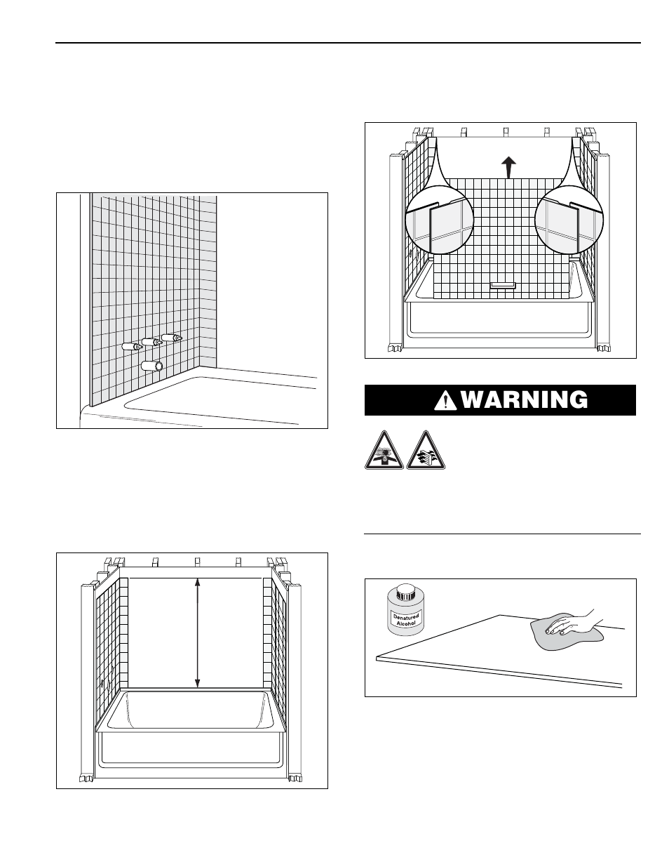 Warning, Installation procedure | Swanstone TI-NEO-DTF - Installation User Manual | Page 21 / 28