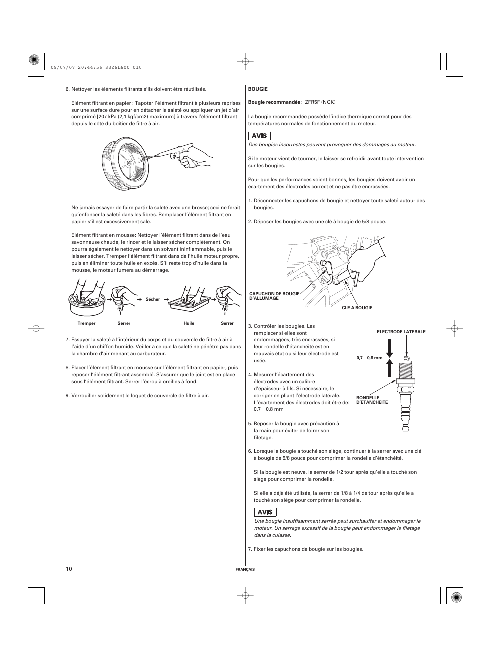 Unique Industries Honda GX690 User Manual | Page 30 / 60