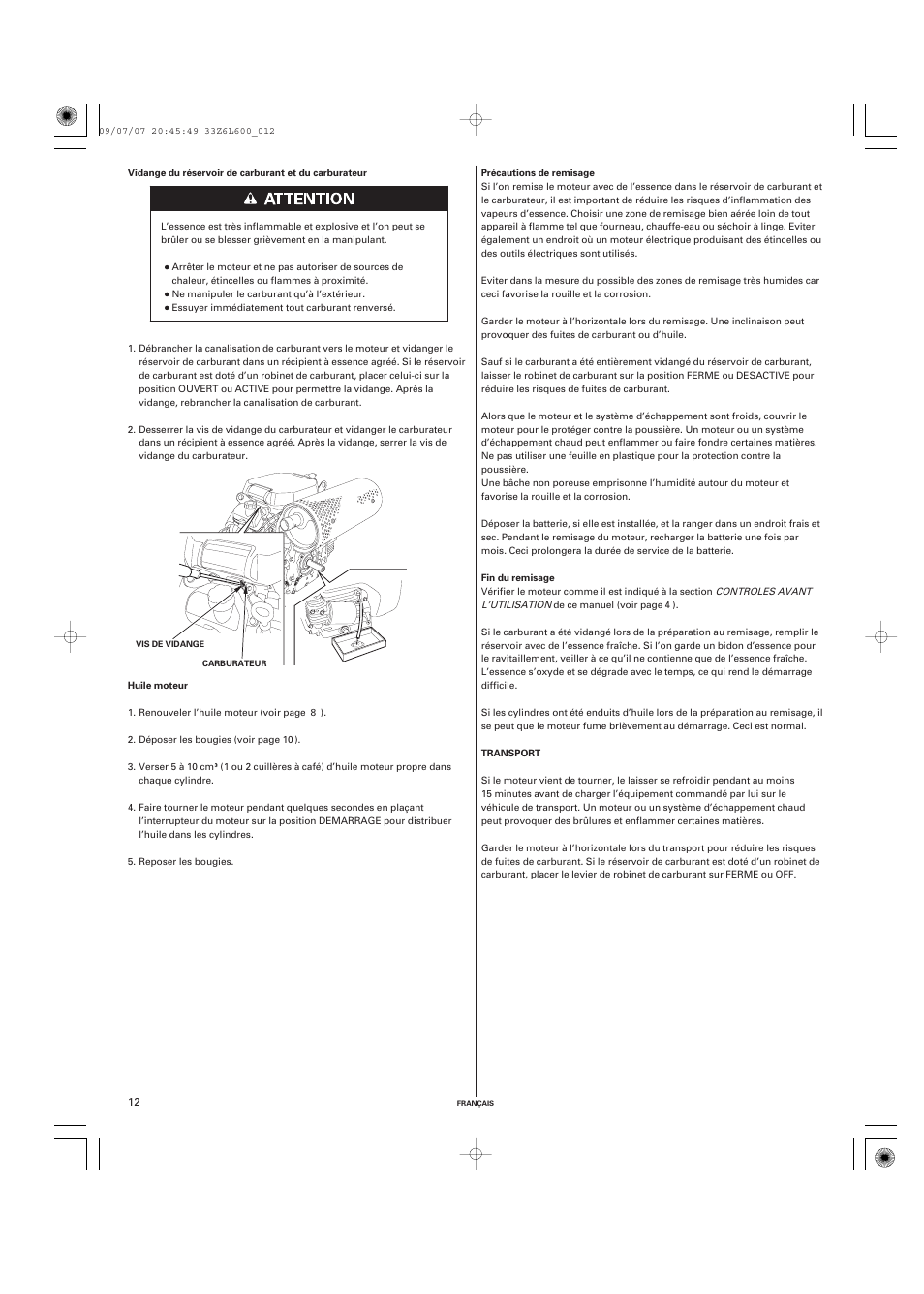 Unique Industries Honda GX690 User Manual | Page 32 / 60
