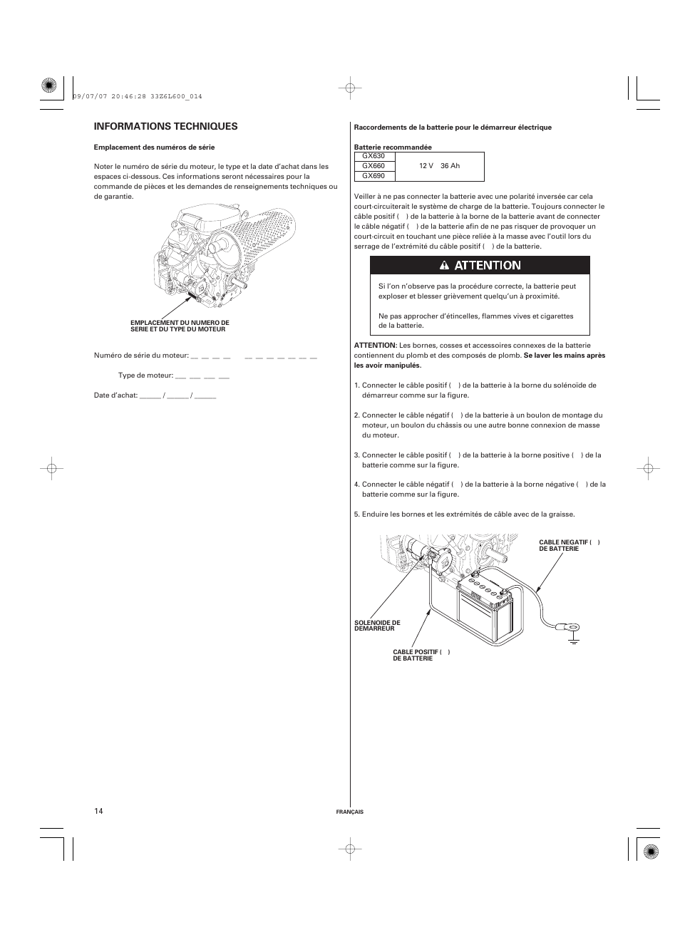 Unique Industries Honda GX690 User Manual | Page 34 / 60