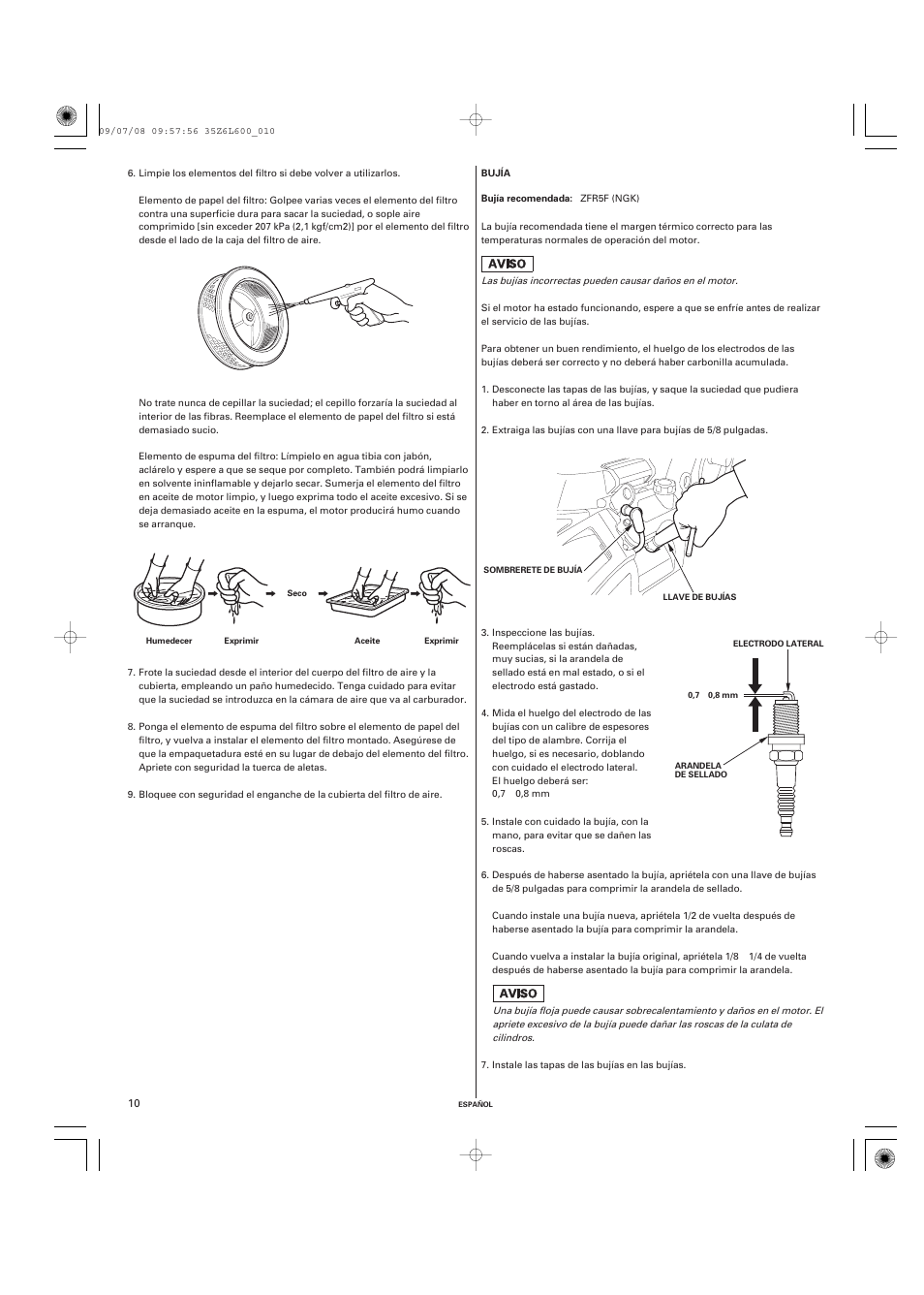 Unique Industries Honda GX690 User Manual | Page 50 / 60