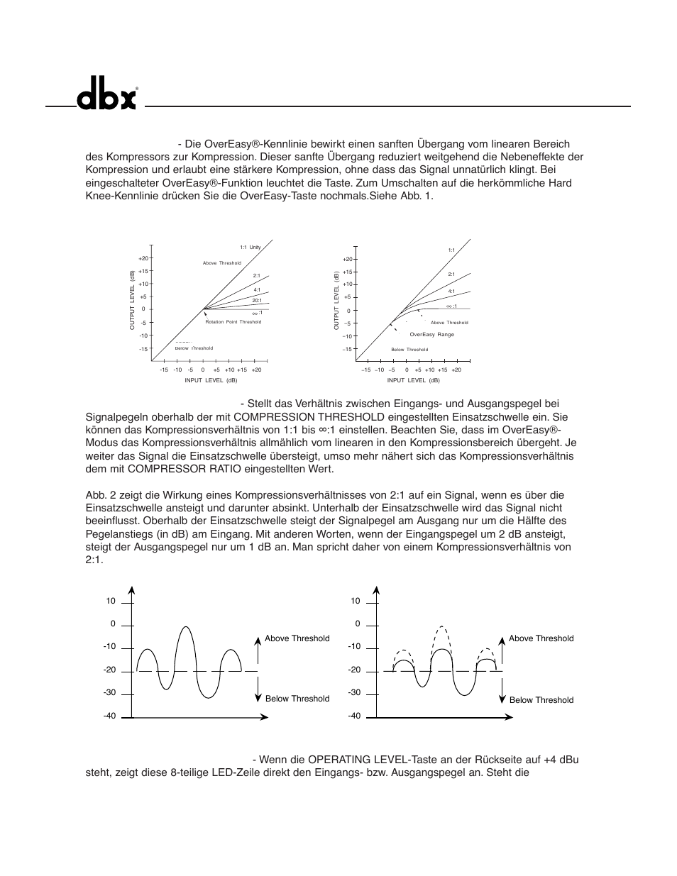 Bedienelemente | dbx 1046 User Manual | Page 26 / 48