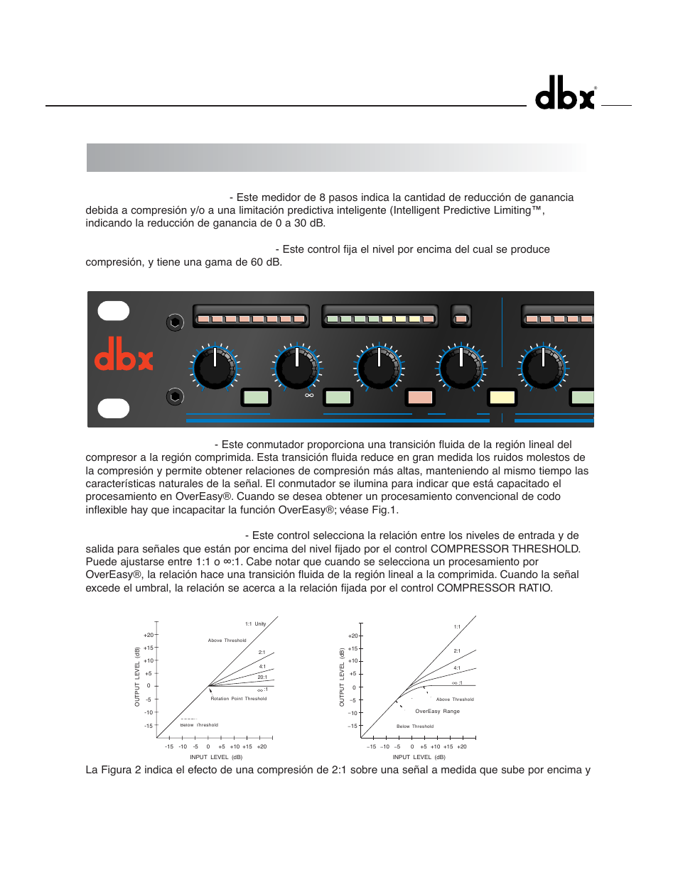 Controles de manejo, Panel frontal, Controles | dbx 1046 User Manual | Page 37 / 48
