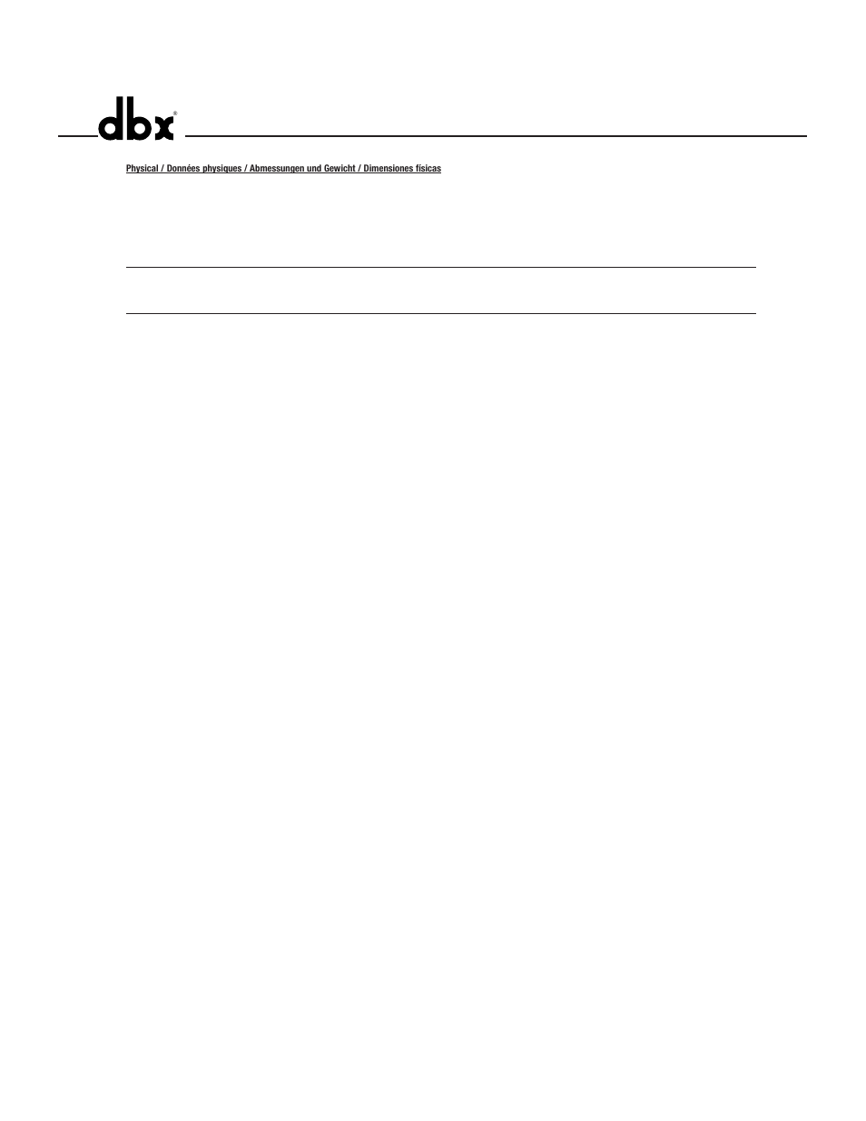 Specifications | dbx 1046 User Manual | Page 46 / 48