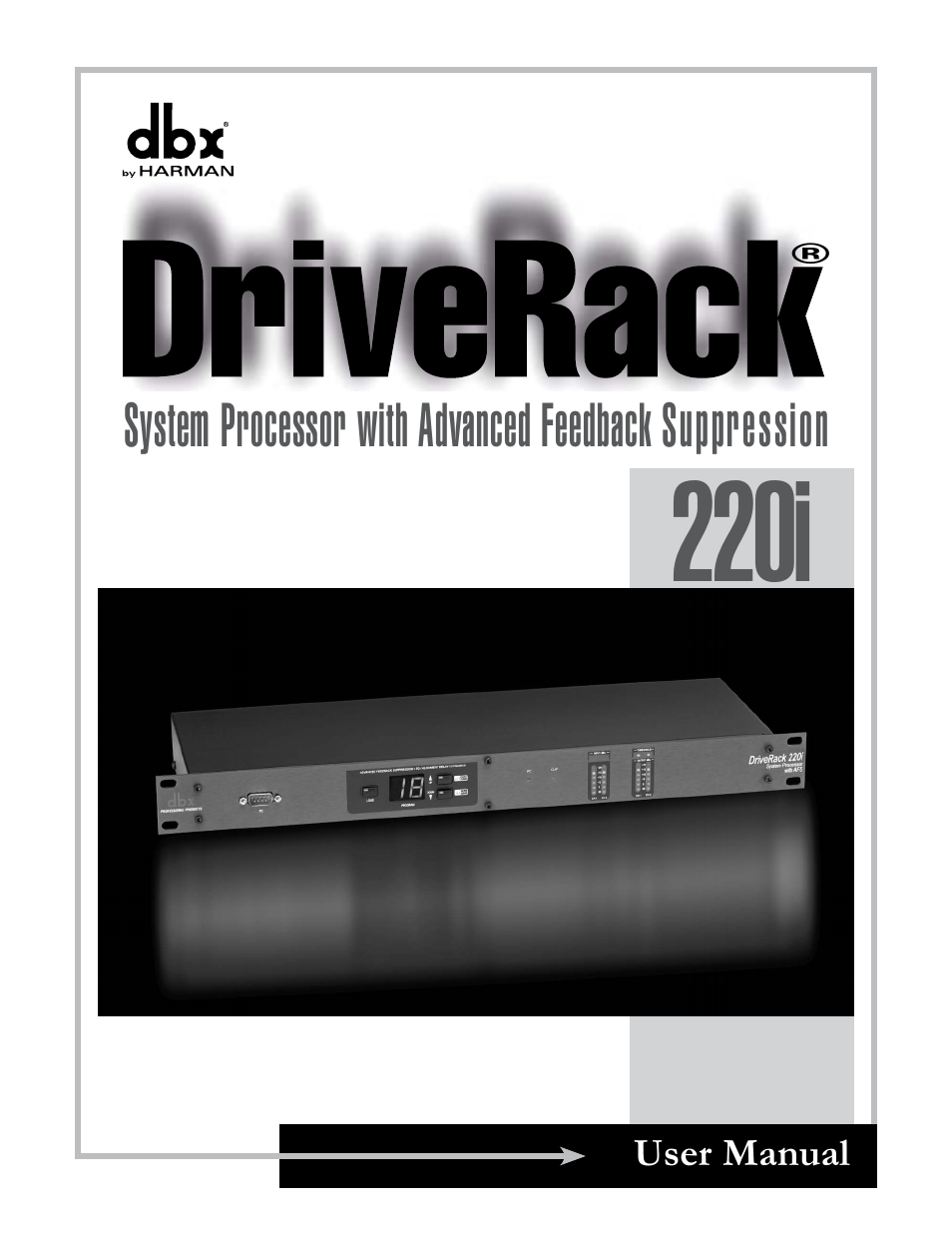 dbx DriveRack 220i User Manual | 57 pages