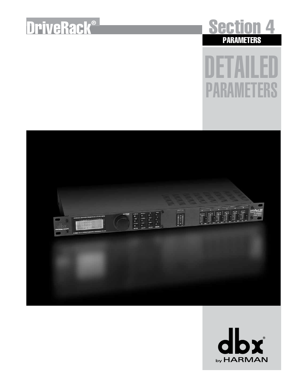 Detailed, Parameters | dbx DriveRack 260 User Manual | Page 35 / 84
