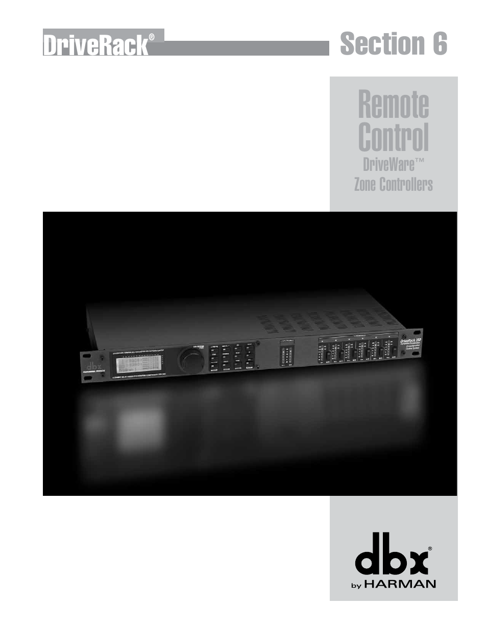 Remote control, Driverack | dbx DriveRack 260 User Manual | Page 57 / 84