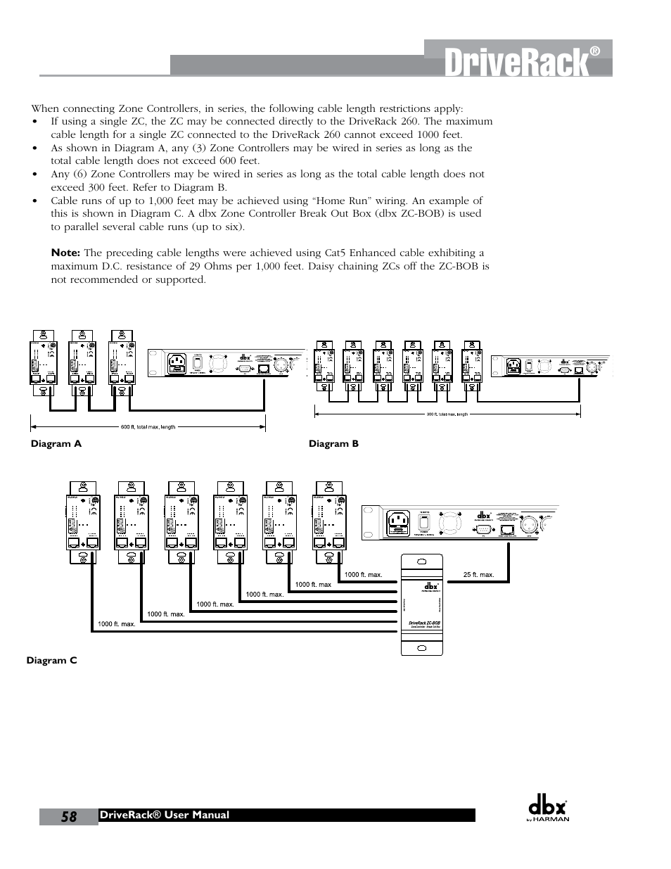 Driverack | dbx DriveRack 260 User Manual | Page 66 / 84