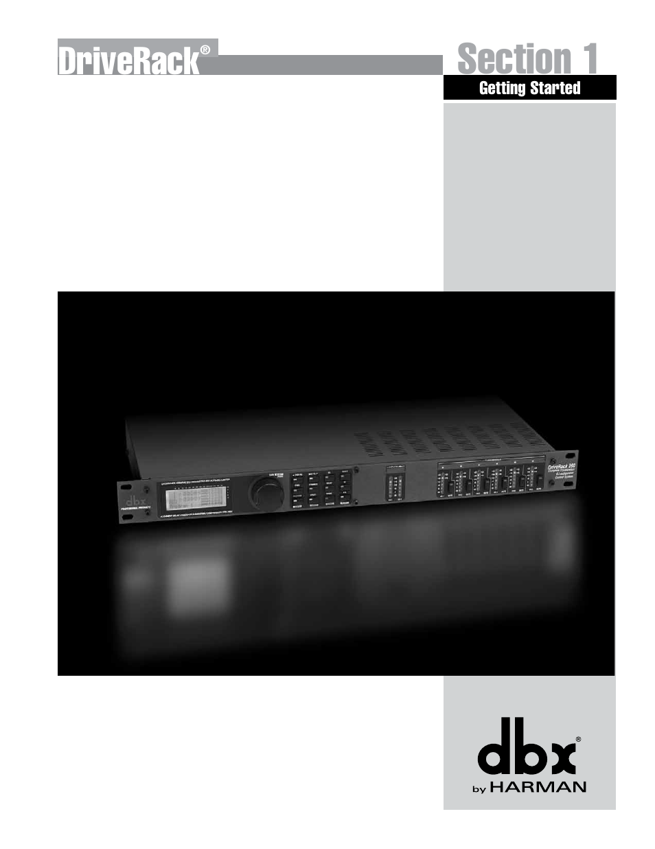 Driverack | dbx DriveRack 260 User Manual | Page 9 / 84