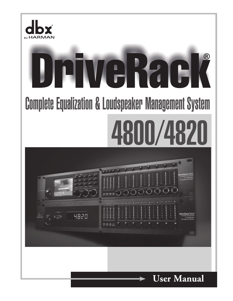 dbx DriveRack 4820 User Manual | 96 pages