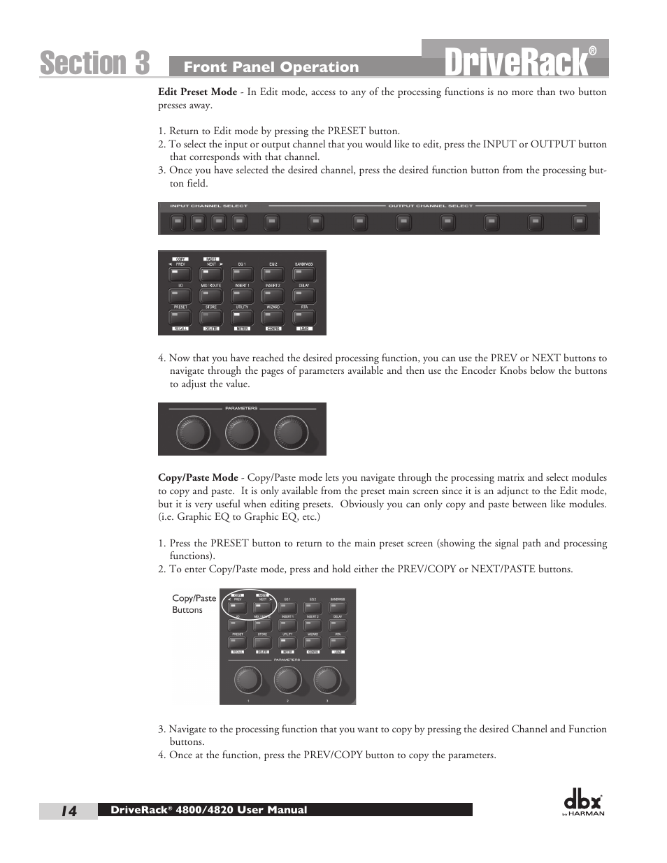 Driverack | dbx DriveRack 4820 User Manual | Page 24 / 96