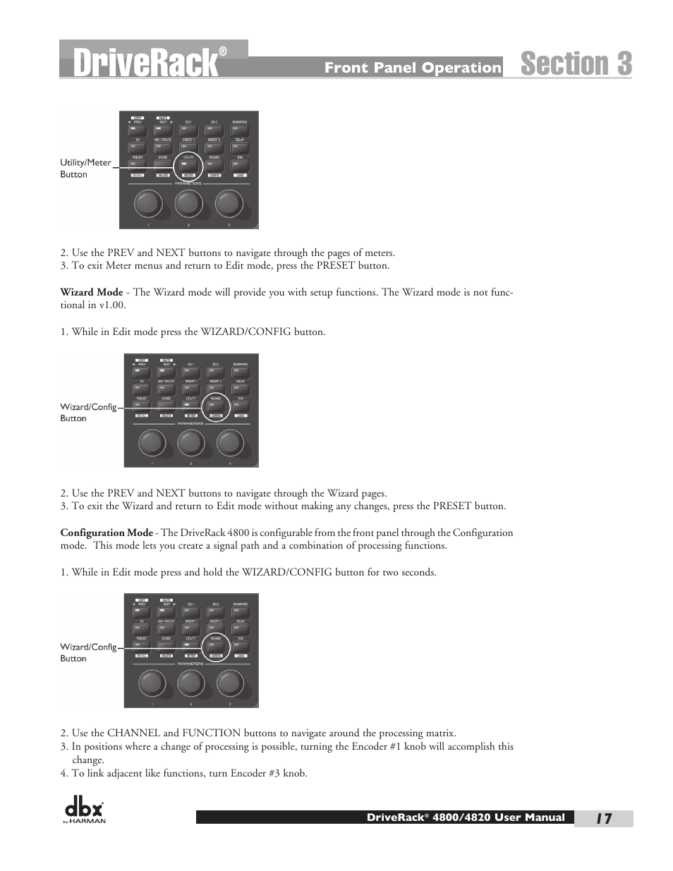 Driverack | dbx DriveRack 4820 User Manual | Page 27 / 96