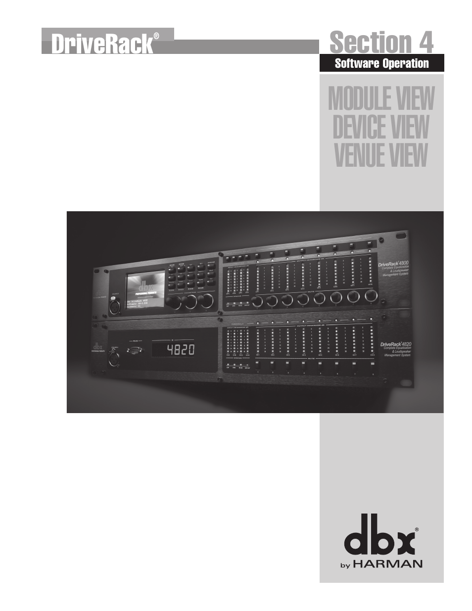 Module view device view venue view | dbx DriveRack 4820 User Manual | Page 29 / 96