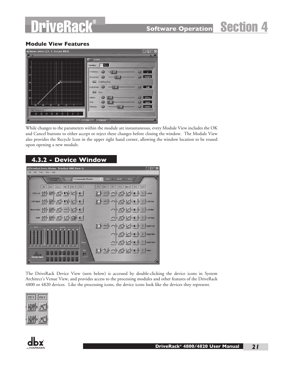 Driverack | dbx DriveRack 4820 User Manual | Page 31 / 96