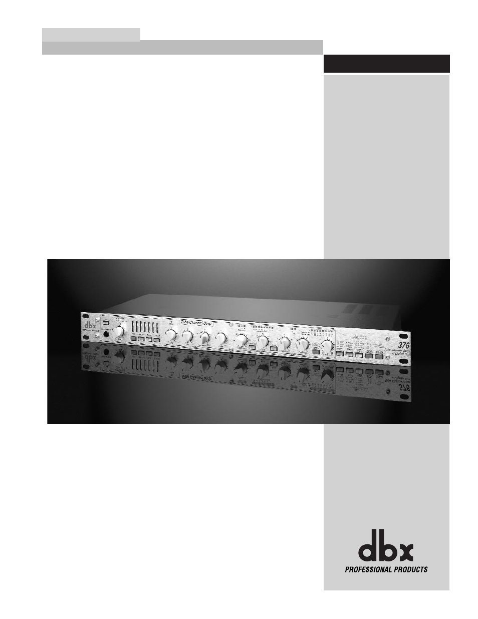 Analog, Applications | dbx 376 User Manual | Page 15 / 37