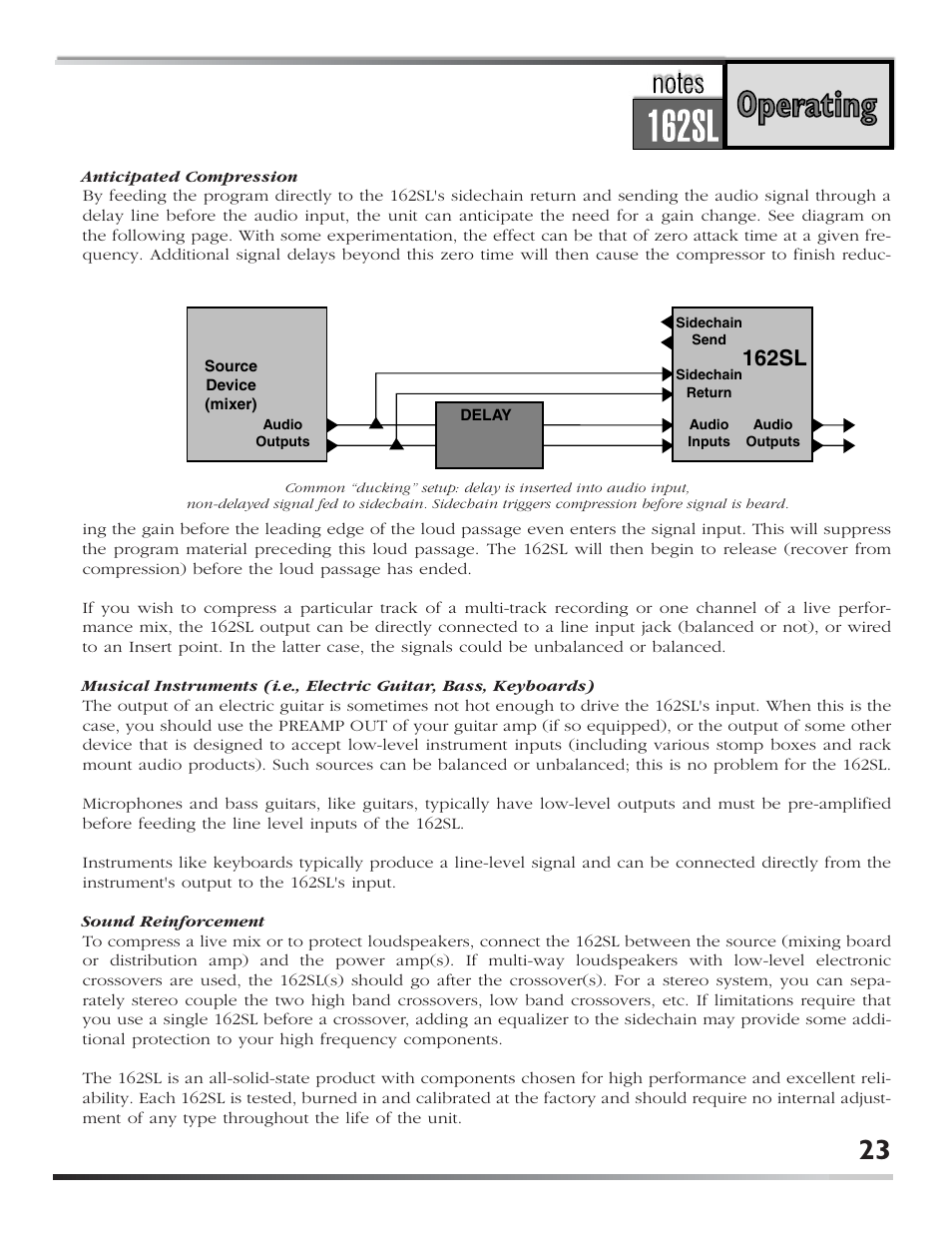 162sl | dbx 162SL User Manual | Page 25 / 31