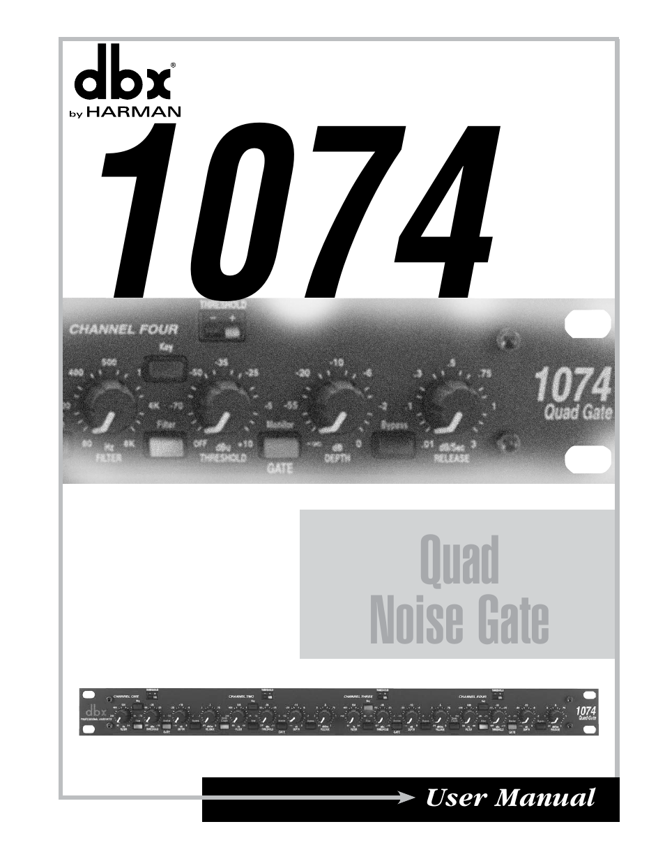 dbx 1074 User Manual | 16 pages