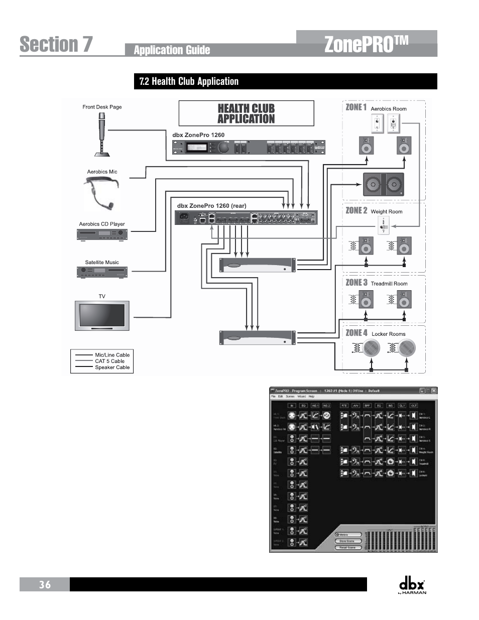 2 health club application, Zonepro | dbx ZonePRO InstallGuide User Manual | Page 42 / 60