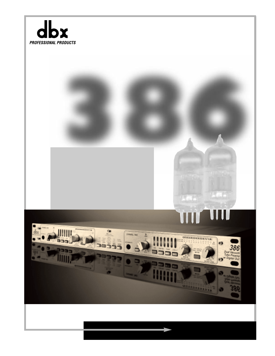 dbx 386 User Manual | 35 pages
