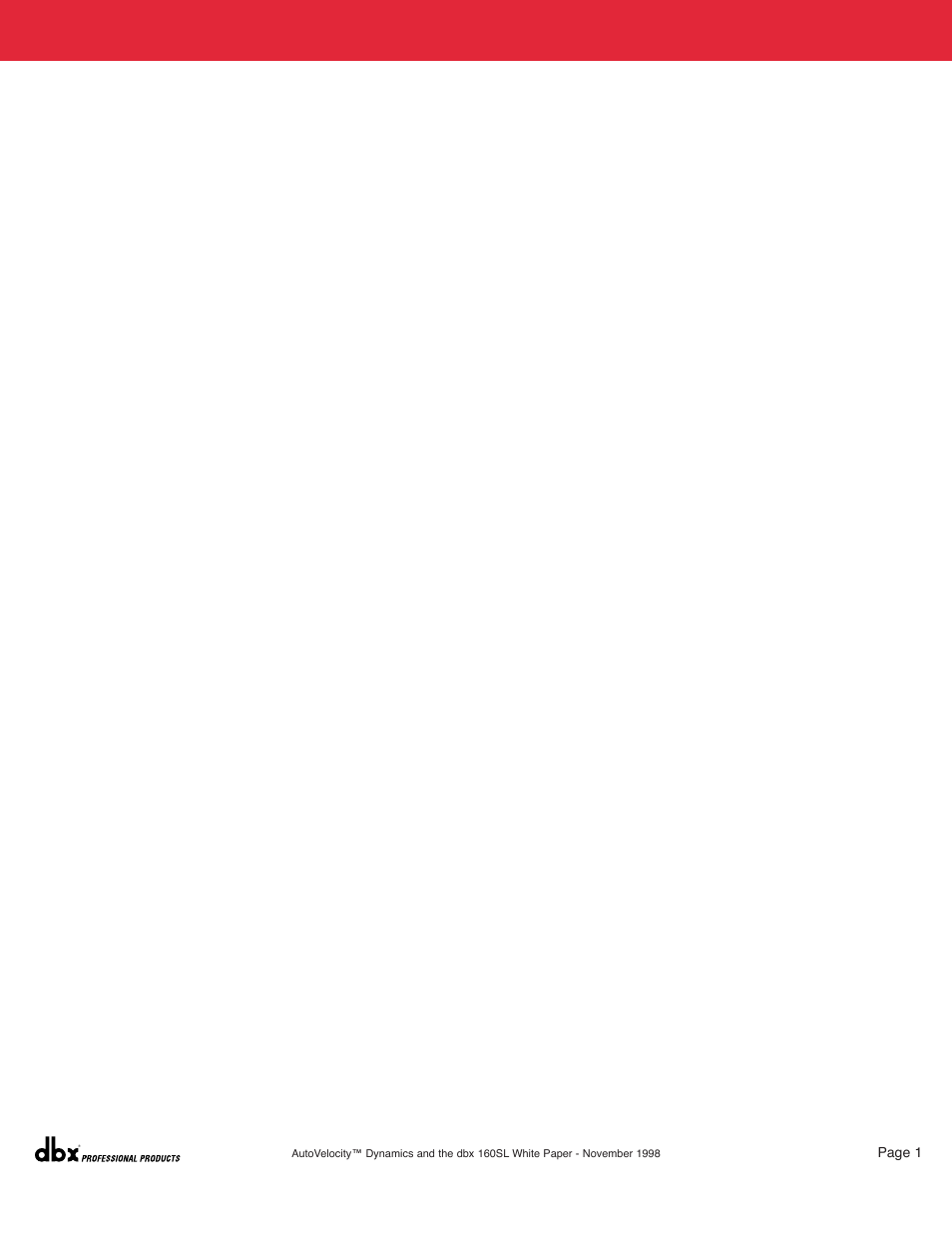 dbx 160SWP User Manual | Page 2 / 8