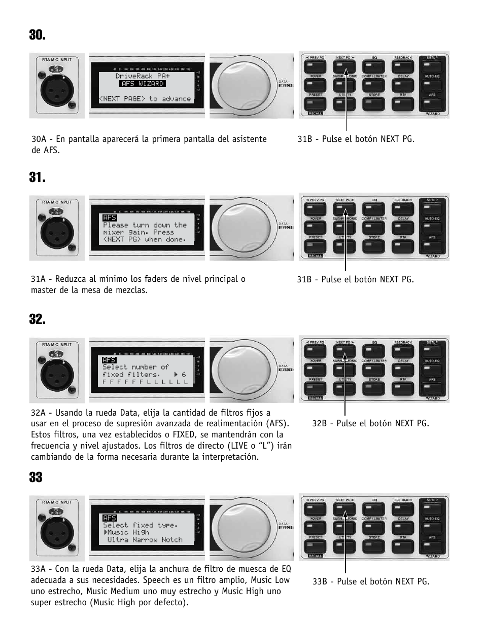 dbx DriveRack PA+ Quickstart Guide User Manual | Page 11 / 16