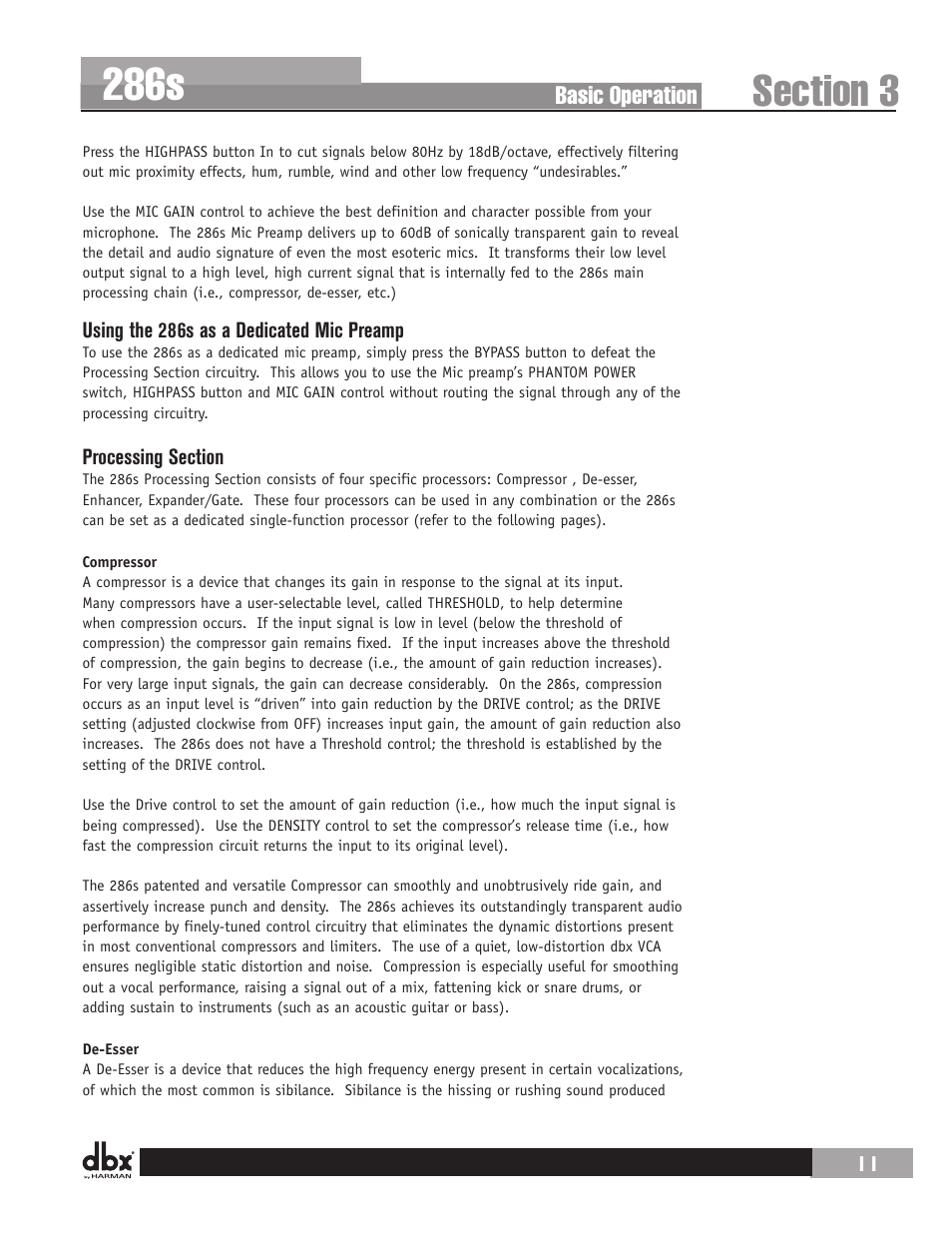 286s | dbx 286s User Manual | Page 15 / 28