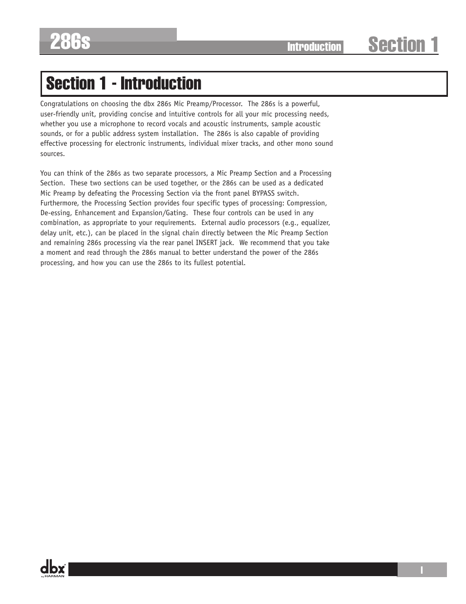 286s | dbx 286s User Manual | Page 5 / 28