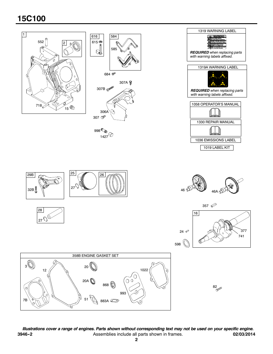 Not for reproduction | Brute 29" Brute Snow Blower User Manual | Page 2 / 16