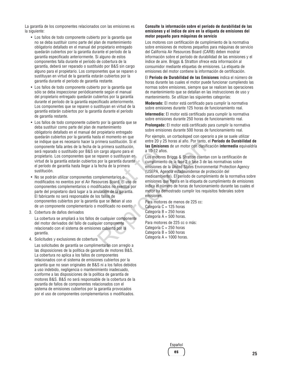Not for reproduction | Brute 2800 PSI Pressure Washer User Manual | Page 53 / 56