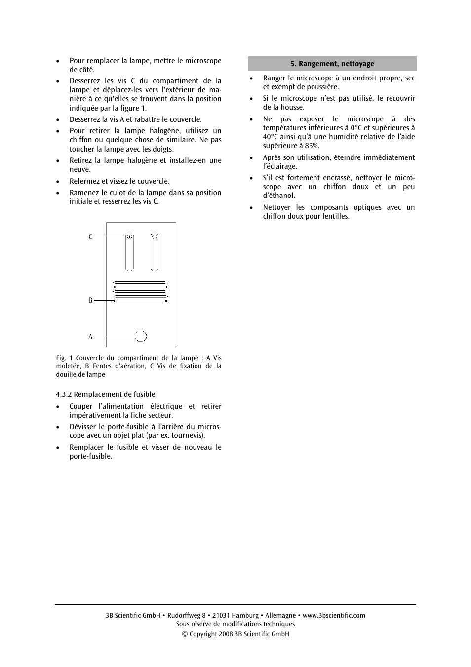 3B Scientific Binocular Microscope Model 500 with Polarization Equipment User Manual | Page 11 / 24