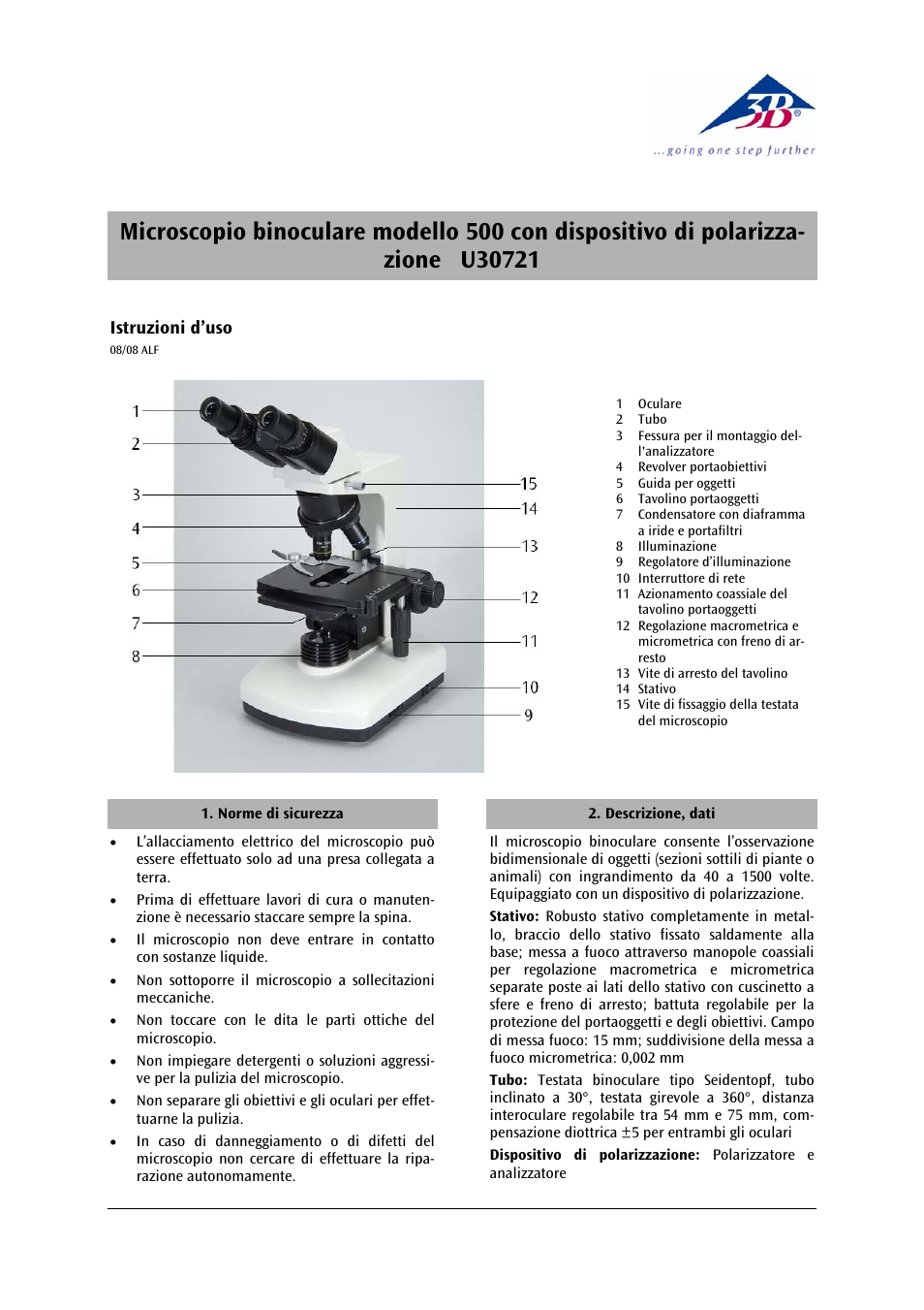 3b scientific, Physics | 3B Scientific Binocular Microscope Model 500 with Polarization Equipment User Manual | Page 13 / 24