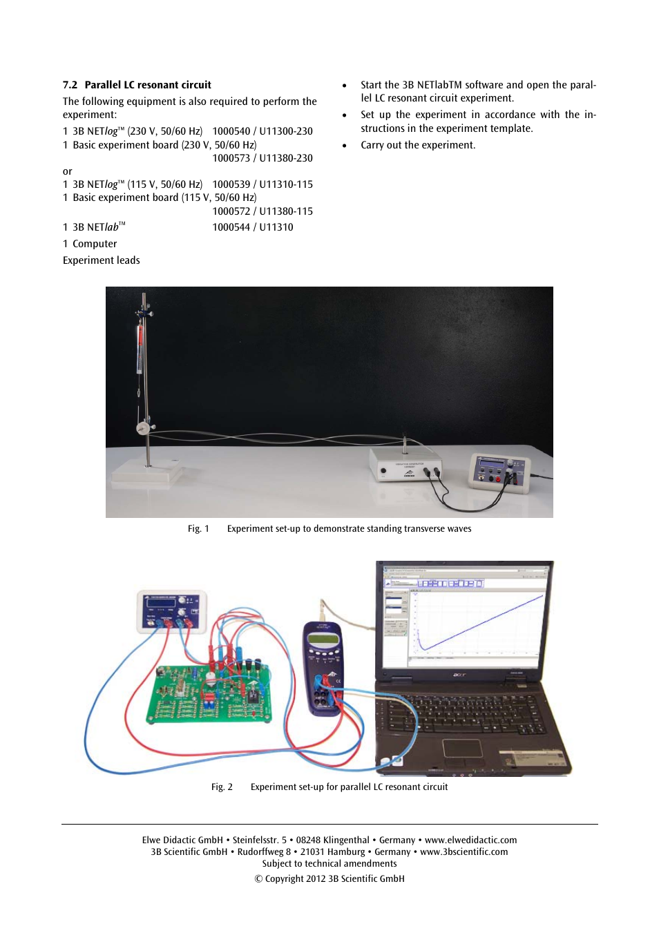 3B Scientific Power Function Generator (115 V, 50__60 Hz) User Manual | Page 4 / 4