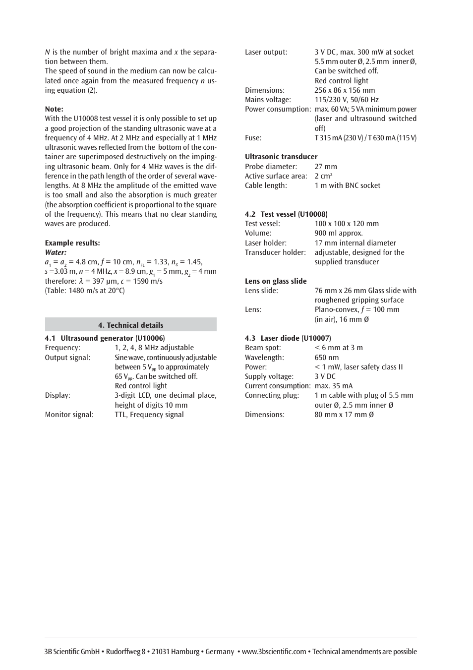 3B Scientific Test Vessel User Manual | Page 5 / 5