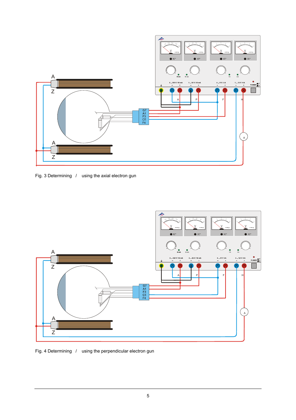 Za z a | 3B Scientific Teltron Dual Beam Tube S User Manual | Page 5 / 6