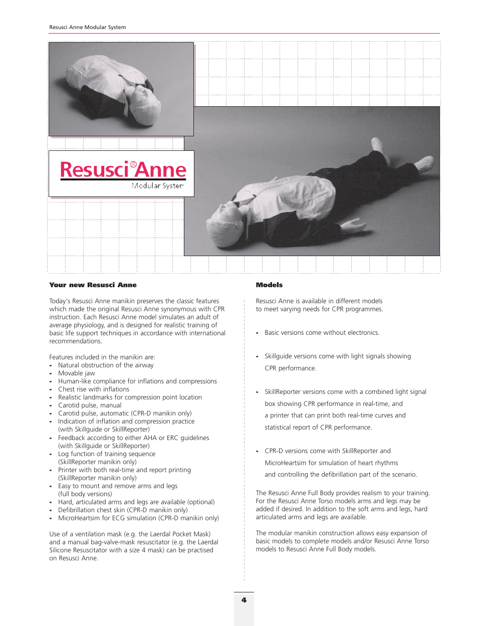 3B Scientific Resusci Anne CPR Torso User Manual | Page 2 / 73