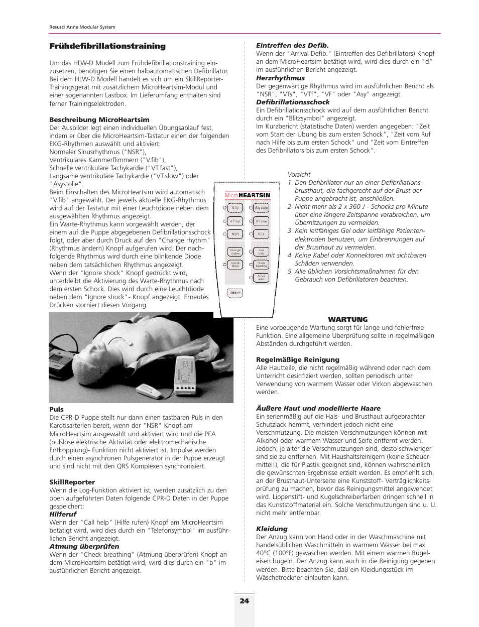 3B Scientific Resusci Anne CPR Torso User Manual | Page 22 / 73