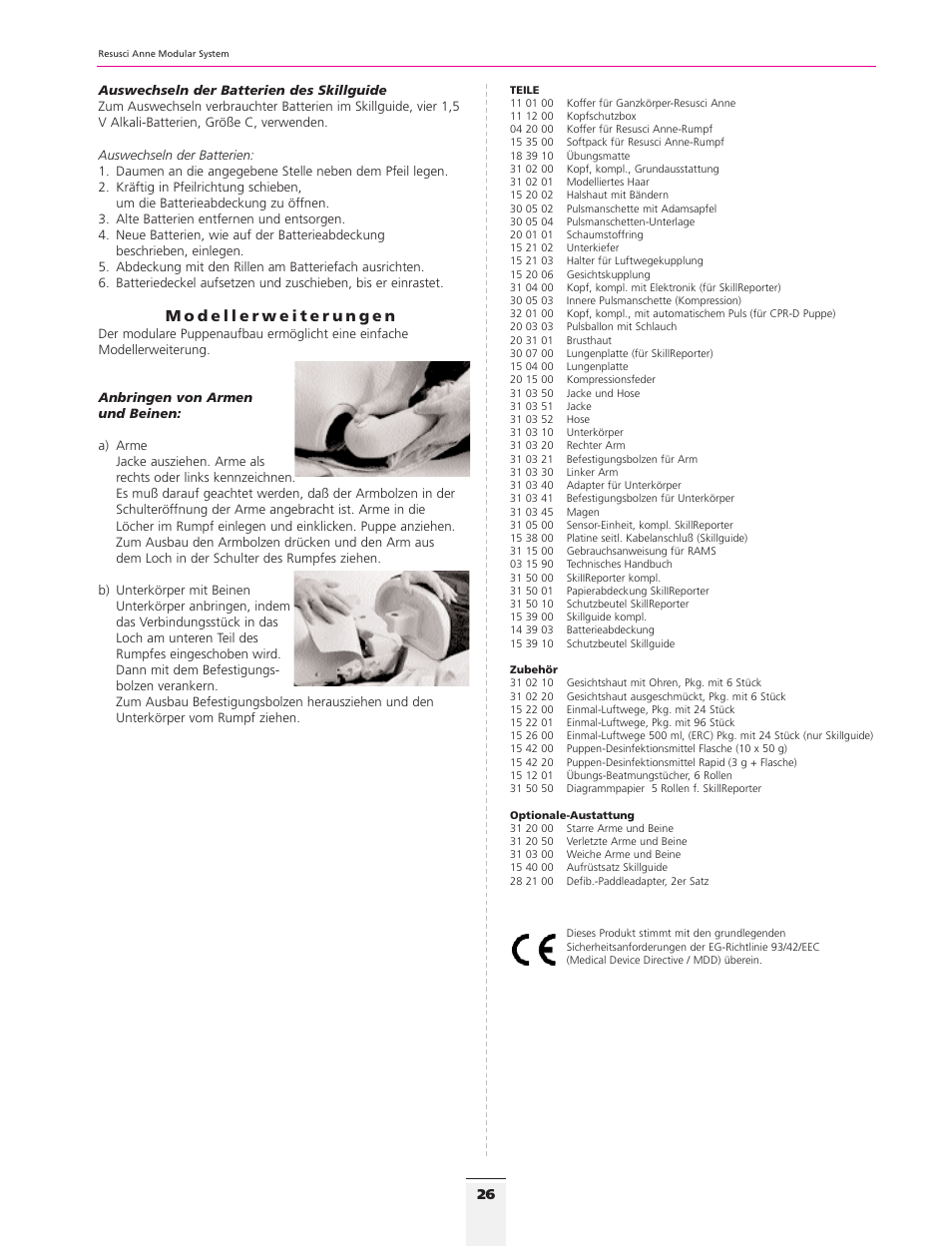 3B Scientific Resusci Anne CPR Torso User Manual | Page 24 / 73